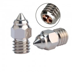 نازل اکسترودر CHT آلیاژ کروم زیرکونیوم مس 0.4mm کریلیتی مناسب فیلامنت 1.75