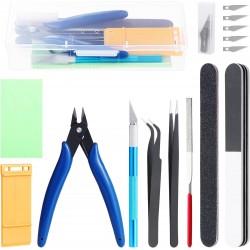 کیت 15 پارچه ابزار حرفه‌ای فینیشینگ و مونتاژ و پرداخت پرینت سه بعدی