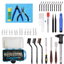 کیت 49 پارچه ابزار حرفه‌ای فینیشینگ و مونتاژ و پرداخت پرینت سه بعدی