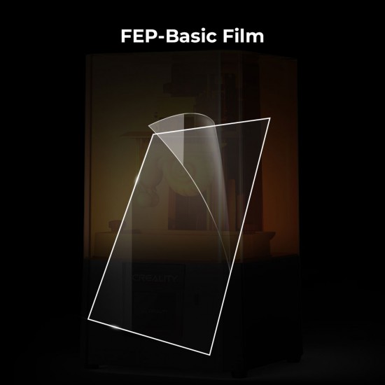 فیلم FEP شفاف ۲۳۵×۱۶۰ با ضخامت ۰.۱۵ میلی‌متر مناسب چاپ SLA/LCD