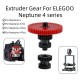 کیت چرخ‌دنده دوگانه اکسترودر تمام فلزی با روکش DLC Nano مخصوص پرینترهای سری Elegoo Neptune 4