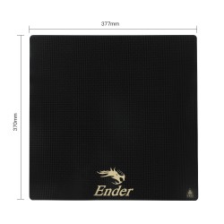 شیشه هیت بد جنس سیلیکون-کربن 377x370 مخصوص Creality Ender-5 Plus  شیشه هیت بد جنس سیلیکون-کربن 377x370 مخصوص Creality Ender-5 Plus
