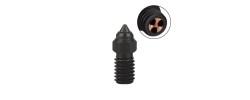 نازل High Speed اکسترودر CHT فولادی سخت قطر 0.4mm کریلیتی مناسب فیلامنت 1.75