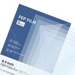فیلم FEP سایز 8.9 اینچی برند انی کیوبیک FEP Film 8.9 inch Anycubic بسته پنج تایی فیلم FEP سایز 8.9 اینچی برند انی کیوبیک FEP Film 8.9 inch Anycubic بسته پنج تایی