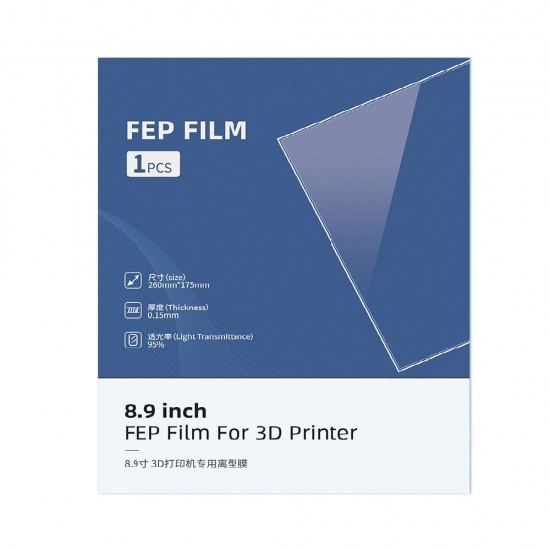 فیلم FEP سایز 8.9 اینچی برند انی کیوبیک FEP Film 8.9 inch Anycubic