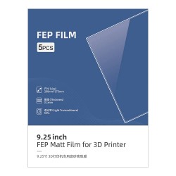 فیلم FEP سایز 9.25 اینچی برند انی کیوبیک FEP Matt Film 9.25 inch Anycubic بسته پنج تایی فیلم FEP سایز 9.25 اینچی برند انی کیوبیک FEP Matt Film 9.25 inch Anycubic بسته پنج تایی
