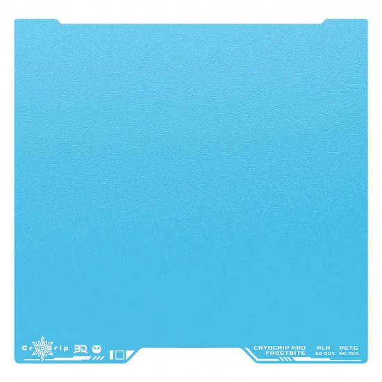 نمای نزدیک از بافت خشن و درشت صفحه ساخت Frostbite صفحه ساخت BIQU Panda مدل Frostbite با بافت درشت ۳۵۰ در ۳۲۵ میلیمتر