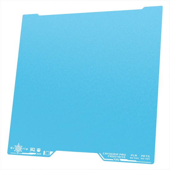 نمای نزدیک از بافت خشن و درشت صفحه ساخت Frostbite صفحه ساخت BIQU Panda مدل Frostbite با بافت درشت ۳۵۰ در ۳۲۵ میلیمتر