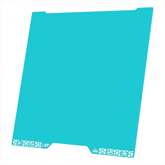 نمای صفحه ساخت فولادی CryoGrip Pro مدل ۳۵۰mm مخصوص Bambu Lab صفحه ساخت ابعاد بزرگ BIQU Panda CryoGrip Pro ۳۵۰×۳۲۵ میلیمتر برای سری H2 بامبولب