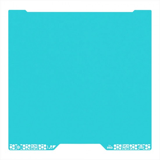 نمای صفحه ساخت فولادی CryoGrip Pro مدل ۳۵۰mm مخصوص Bambu Lab صفحه ساخت ابعاد بزرگ BIQU Panda CryoGrip Pro ۳۵۰×۳۲۵ میلیمتر برای سری H2 بامبولب