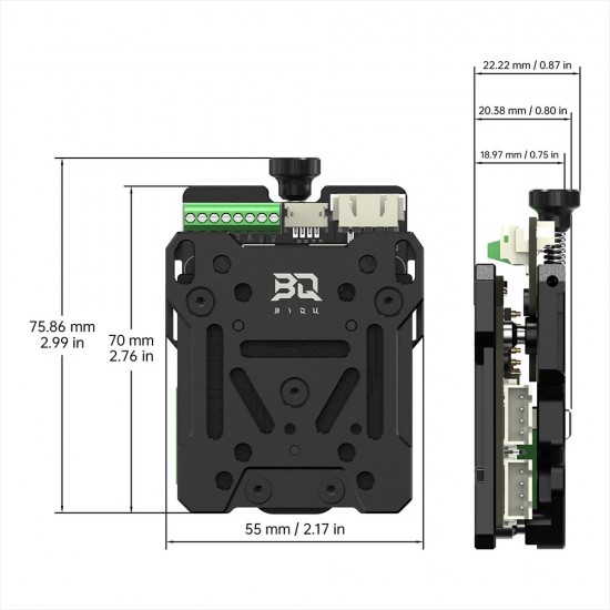 ست تعویض ابزار سریع اکسترودر BIQU Hermit Crab V2.0 نسخه استاندارد