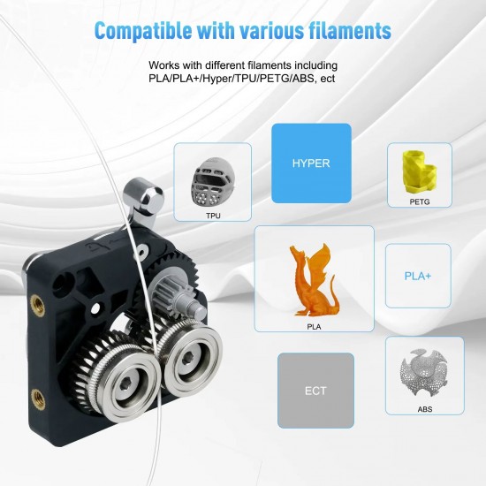چرخ‌دنده Drive فولادی نیکل‌پلیت مناسب Ender-3 V3 و سری K1