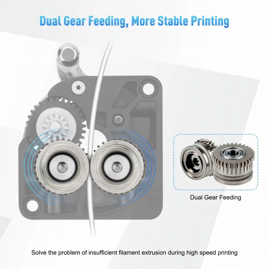 چرخ‌دنده Drive فولادی نیکل‌پلیت مناسب Ender-3 V3 و سری K1