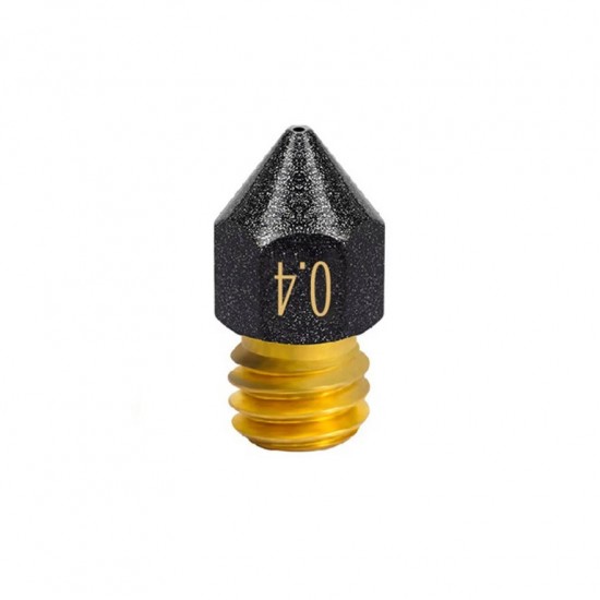 نازل برنجی با پوشش PTFE قطر ۰.۴ میلی‌متر مناسب V6/MK8