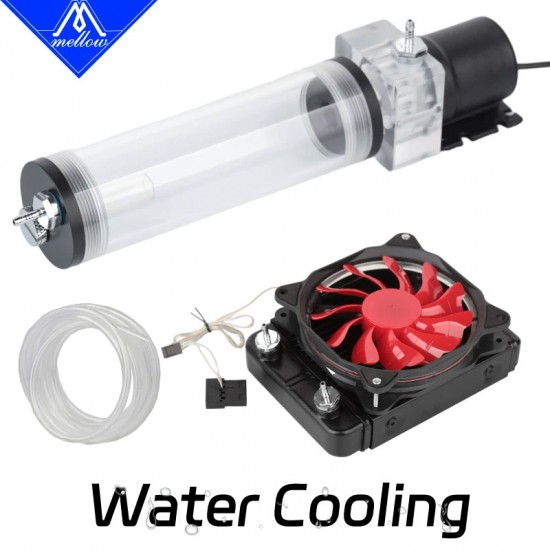 کیت خنککننده آبخنک ملو مدل Titan Aqua کیت خنک کننده مایع ملو Mellow Titan Aqua بلاک آب خنک اکسترودر تایتان