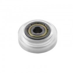چرخ V جنس POM با دو عدد بلبرینگ Openbuilds POM V wheel - 625zz سفید چرخ V جنس POM با دو عدد بلبرینگ Openbuilds POM V wheel - 625zz سفید
