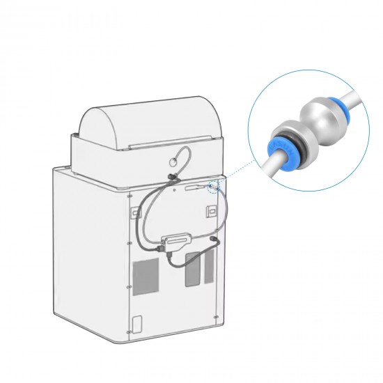 اتصال پنوماتیک (Pneumatic Connector) مخصوص ورودی فیلامنت پرینترهای سری X1 و P1 بامبولب