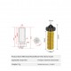 نازل برنجی PTFE‑coated 0.4 mm مناسب هات‌اند Volcano