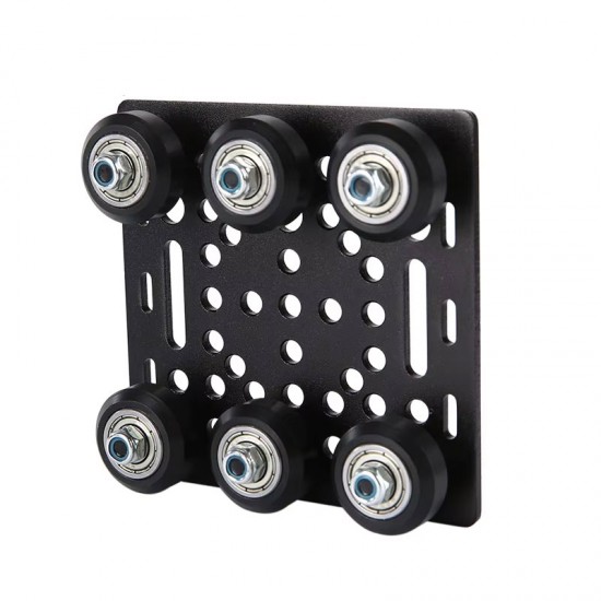 صفحه گنتری مکانیسم چرخ و پروفیل مخصوص پروفیل 20 در 20 و 20 در 40 V-Slot Gantry Kit شش چرخ