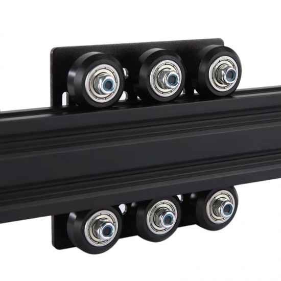 صفحه گنتری مکانیسم چرخ و پروفیل مخصوص پروفیل 20 در 20 و 20 در 40 V-Slot Gantry Kit شش چرخ