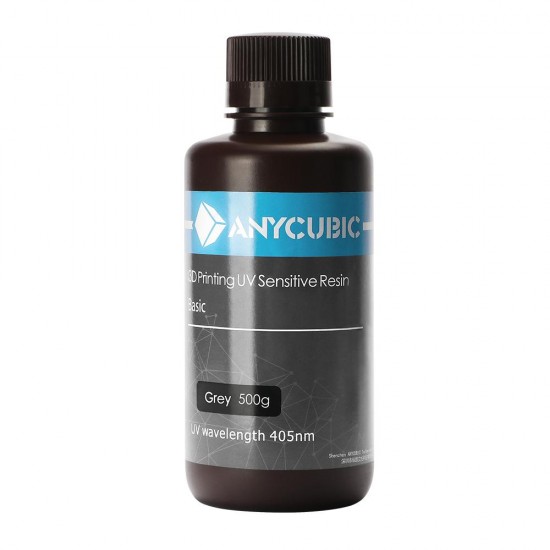رزین استاندارد برند انی کیوبیک رنگ خاکستری Anycubic Colored UV Resin
