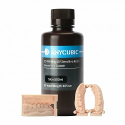 رزین غیر ریخته گری دندانسازی برند انی کیوبیک رنگ پوست Anycubic Dental Non-Castable UV Resin رزین غیر ریخته گری دندانسازی برند انی کیوبیک رنگ پوست Anycubic Dental Non-Castable UV Resin