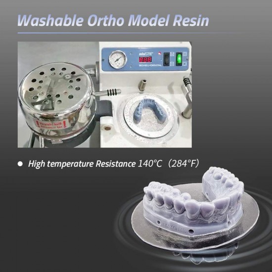رزین ارتودنسی دندان قابل شستشو با آب جمقه JamgHe Water washable Orthodontic Model WTOM-19D