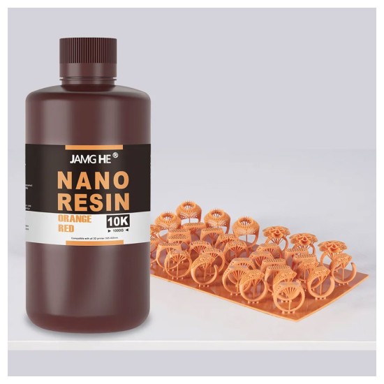 رزین قالبگیری نانو رنگ نارنجی جمقه JamgHe NANO Rubber Mold Resin RY-90