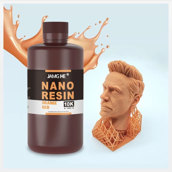رزین قالبگیری نانو رنگ نارنجی جمقه JamgHe NANO Rubber Mold Resin RY-90