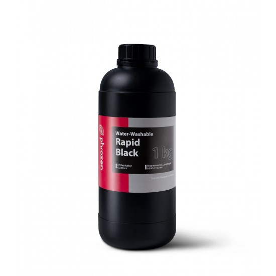رزین قابل شستشو با آب رنگ سیاه فروزن Phrozen Water-Washable Resin