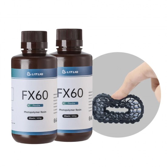 رزین FX60 منعطف رزیون رنگ سیاه Resione LITLIQ FX60 Flexible Resin