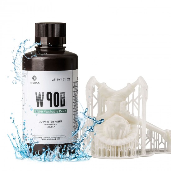 رزین W90B قابل شستشو با آب رزیون رنگ سفید Resione W90B Water Washable Resin