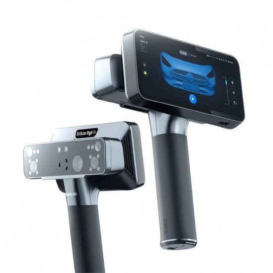 اسکنر سه بعدی مستقل EinScan Rigil Lite مجهز به ۳۴ خط لیزر آبی و نمایشگر لمسی 2K AMOLED ساخت شاینینگ تری دی