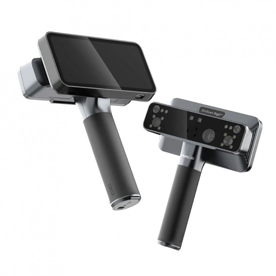 اسکنر سه بعدی مستقل EinScan Rigil Lite مجهز به ۳۴ خط لیزر آبی و نمایشگر لمسی 2K AMOLED ساخت شاینینگ تری دی