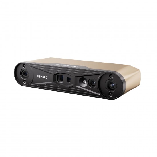 اسکنر سه بعدی ریواپوینت Revopoint INSPIRE 2 مجهز به لیزر چندخطه مادون قرمز و دقت ۰.۰۳ میلی متر سبک دستی