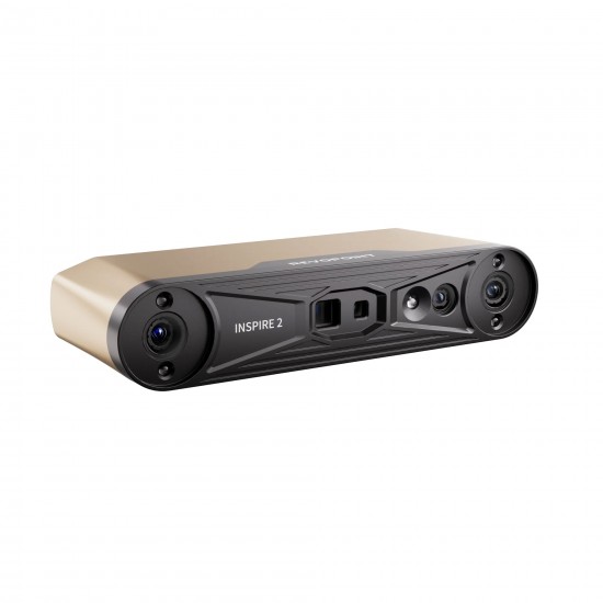 اسکنر سه بعدی ریواپوینت Revopoint INSPIRE 2 مجهز به لیزر چندخطه مادون قرمز و دقت ۰.۰۳ میلی متر سبک دستی