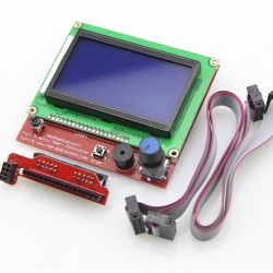 نمایشگر کنترلر پرینتر سه بعدی -  RepRap Discount Full Graphic Smart Controller 12864 LCD 