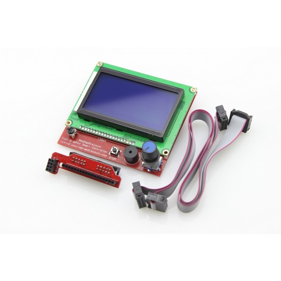 نمایشگر کنترلر پرینتر سه بعدی -  RepRap Discount Full Graphic Smart Controller 12864 LCD 
