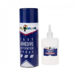 چسب اسپری فوری 123 دوپلی کالر 400ml چسب اسپری فوری 123 دوپلی کالر 400ml