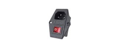 جک پاور سه پایه فیوز دار کلید دار 10A250V