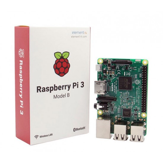 رزبری پای 3 مدل B دارای هسته پردازنده 64 بیتی ، وایفای و بلوتوث داخلی Raspberry Pi 3 Model B