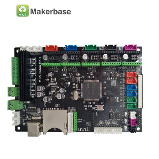 برد کنترلر پرینترهای سه بعدی MAKERBASE STM32 MKS Robin همراه با نمایشگر رنگی و لمسی TFT Robin
