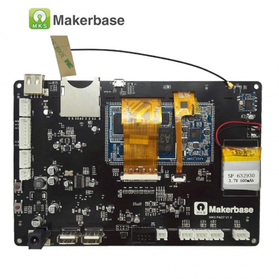 نمایشگر و کنترلر ال سی دی لمسی و رنگی پرینتر سه بعدی مدل MKS PAD7P