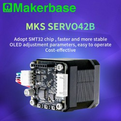 استپر موتور دو فاز 1.8 درجه مدار بسته MKS SERVO42B Nema17 استپر موتور دو فاز 1.8 درجه مدار بسته MKS SERVO42B Nema17