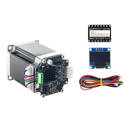 استپر موتور دو فاز 1.8 درجه مدار بسته MKS SERVO57A Nema23 همراه با نمایشگر استپر موتور دو فاز 1.8 درجه مدار بسته MKS SERVO57A Nema23 همراه با نمایشگر