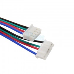 سیم استپر موتور Nema17 دو متری با سوکت HX2.54  چهار پین سیم استپر موتور Nema17 دو متری با سوکت HX2.54  چهار پین