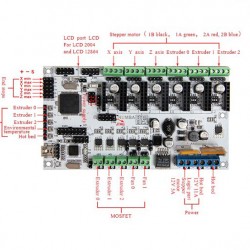 برد کنترلر پرینترهای سه بعدی RUMBA برد کنترلر پرینترهای سه بعدی RUMBA