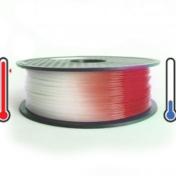 فیلامنت PLA تغییر رنگ در برابر حرارت 1.75mm (قرمز به سفید) فیلامنت PLA تغییر رنگ در برابر حرارت 1.75mm (قرمز به سفید)