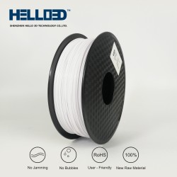 فیلامنت PLA برند HELLO 3D رنگ سفید 1.75mm فیلامنت PLA برند HELLO 3D رنگ سفید 1.75mm