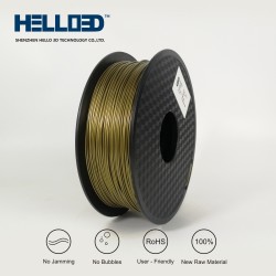 فیلامنت PLA برند HELLO 3D رنگ برنز 1.75mm فیلامنت PLA برند HELLO 3D رنگ برنز 1.75mm